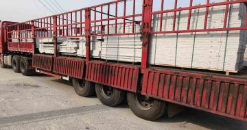 平顶山 白麻荔枝面外墙干挂，工厂装车日常