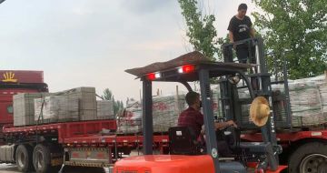 平顶山 黄金麻冰裂纹，地铺石装车