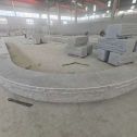 平顶山 芝麻白异形坐凳，自然面光面弧形加工