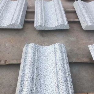 平顶山 白麻花岗岩光面别墅线条