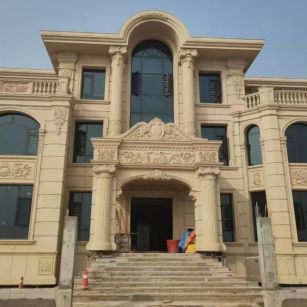 平顶山 黄金麻花岗岩别墅外墙干挂