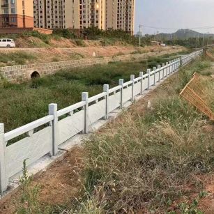 平顶山 白麻河道栏杆效果展示图