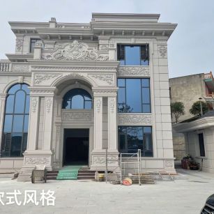 平顶山 白麻花岗岩别墅外墙干挂