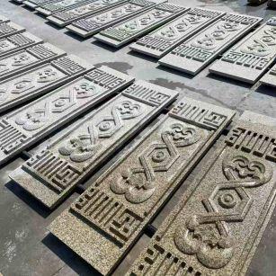 平顶山 黄金麻花岗岩外墙雕刻板