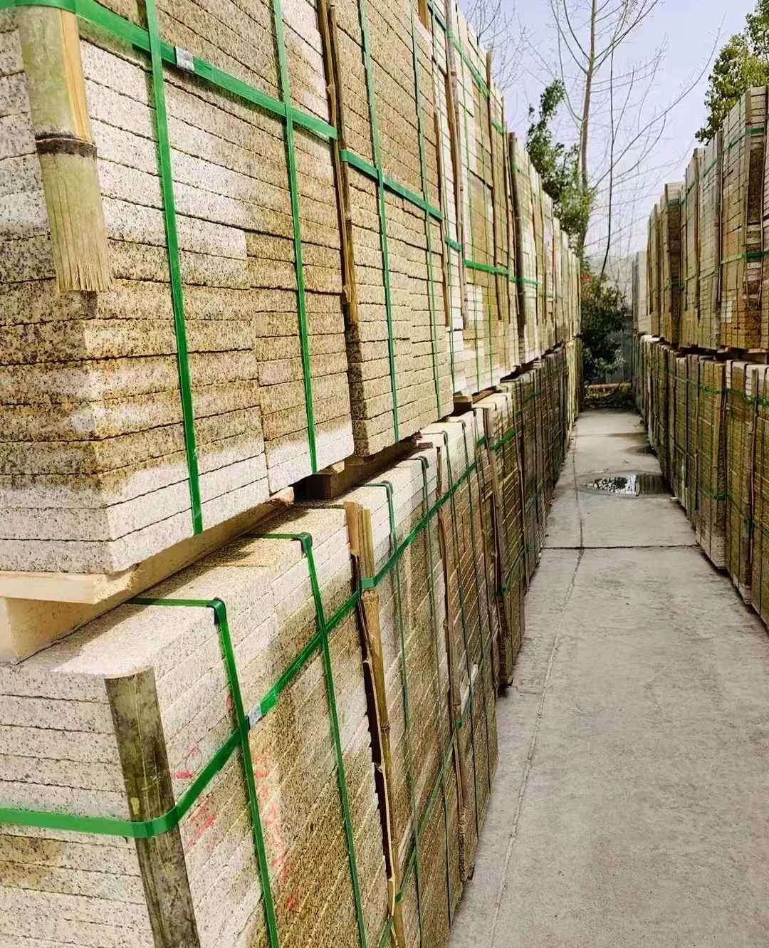 平顶山 黄金麻花岗岩荔枝面地铺石