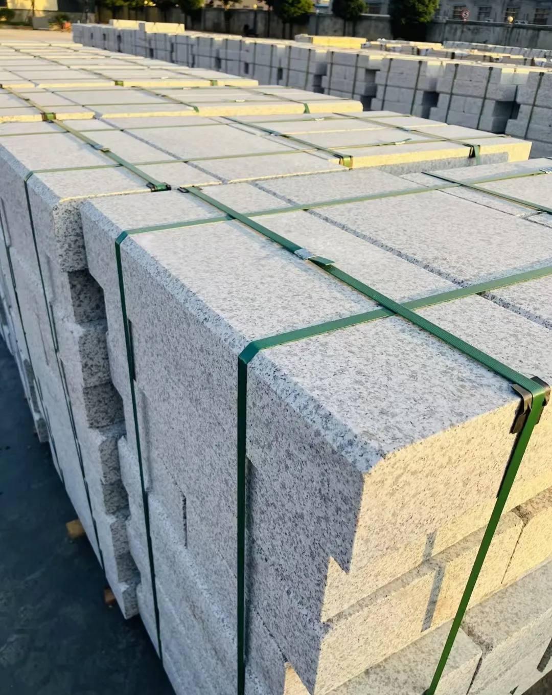 平顶山 白麻花岗岩路沿石，马路牙子，路缘石，平石，立缘石等