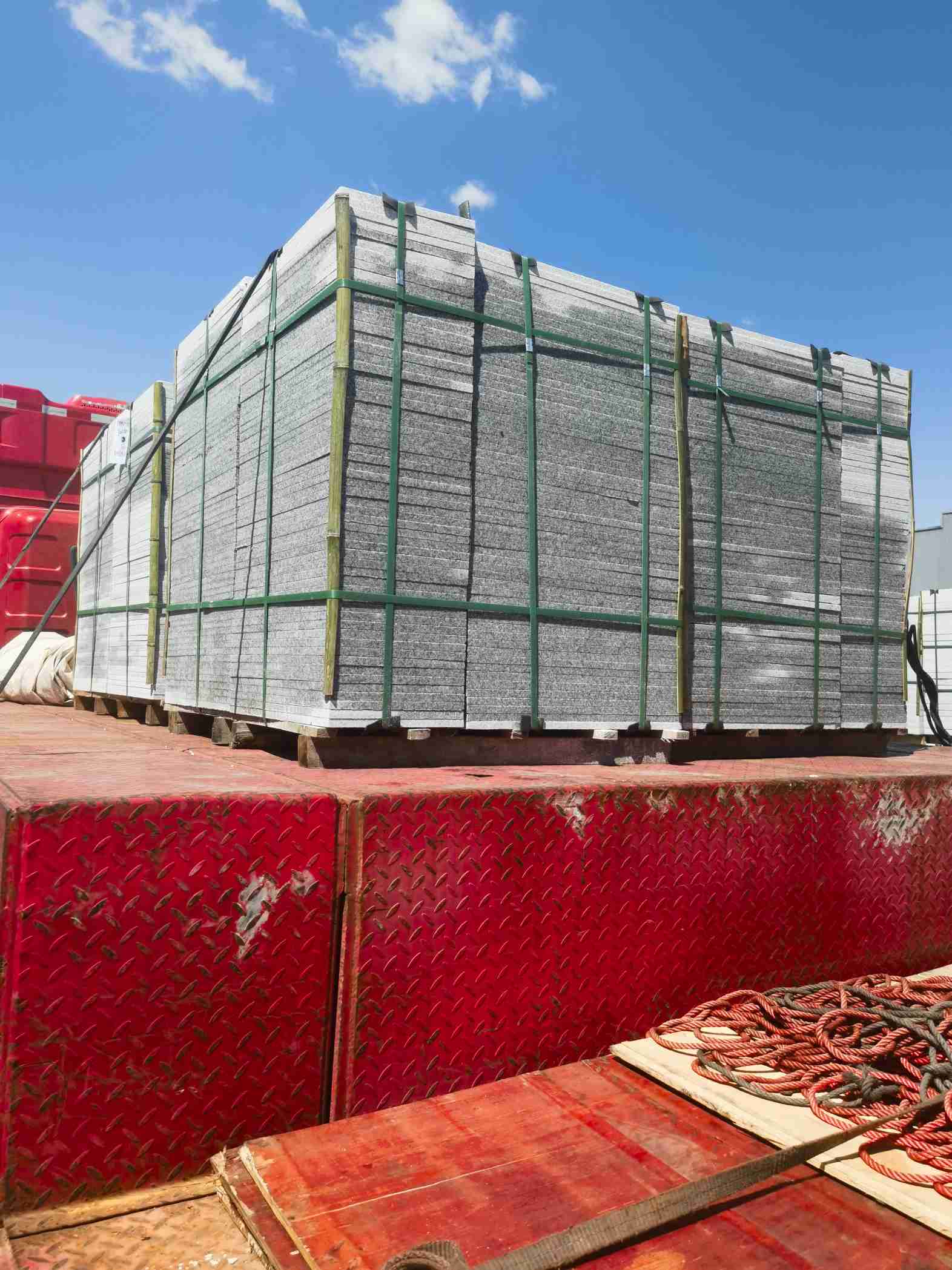 平顶山 芝麻白火烧规格板地铺石300*600/600*600