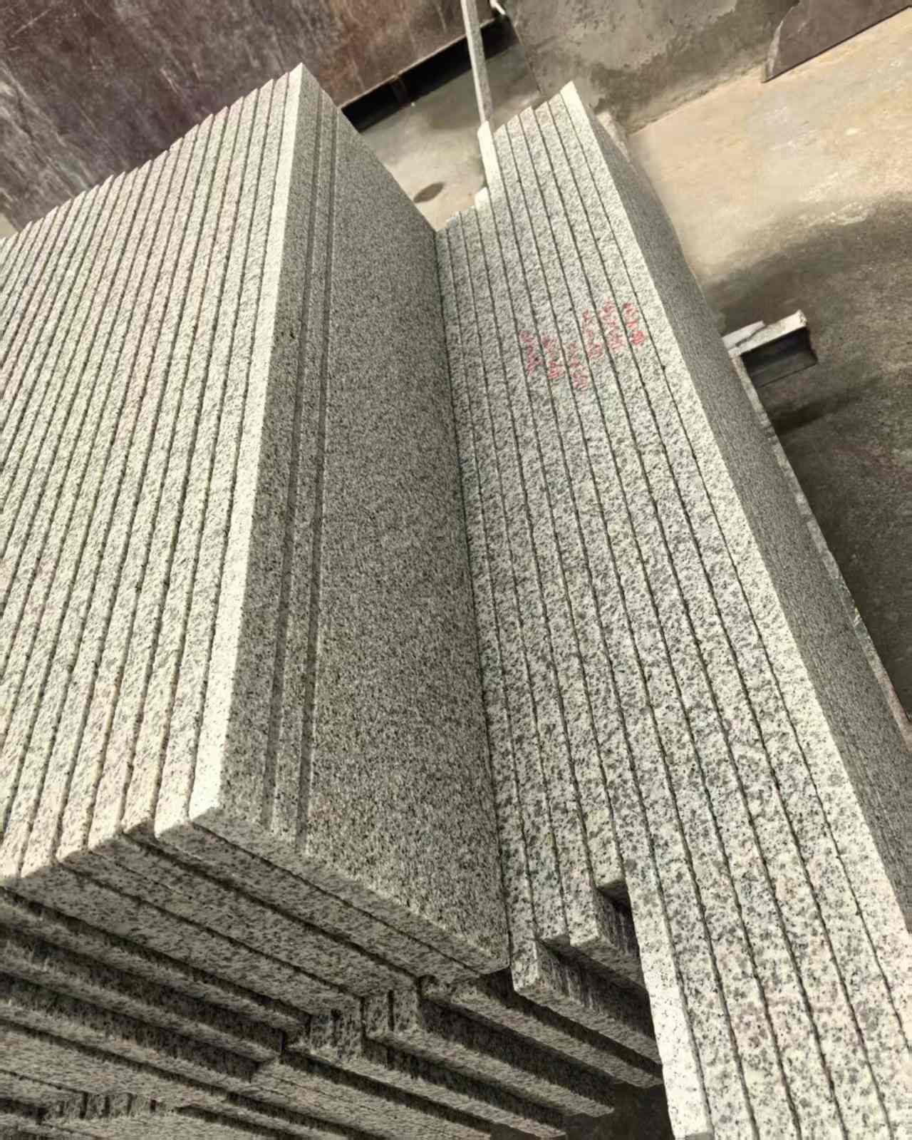平顶山 白麻荔枝面花岗岩楼梯踏步