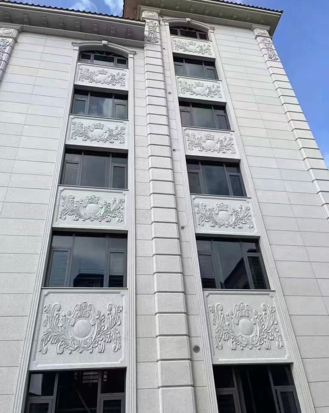 平顶山 白麻荔枝面花岗岩别墅外墙干挂