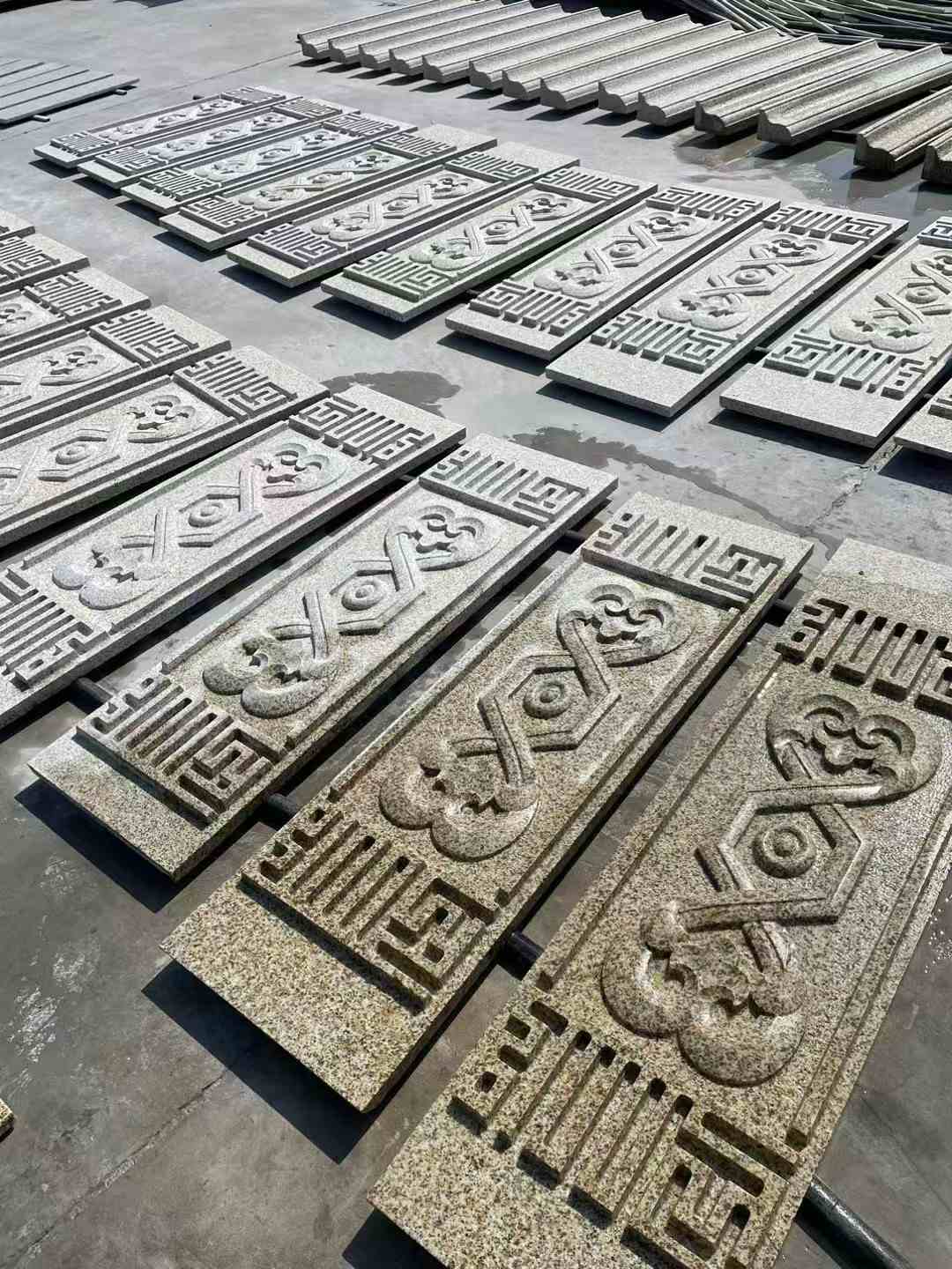 平顶山 黄金麻花岗岩外墙雕刻板